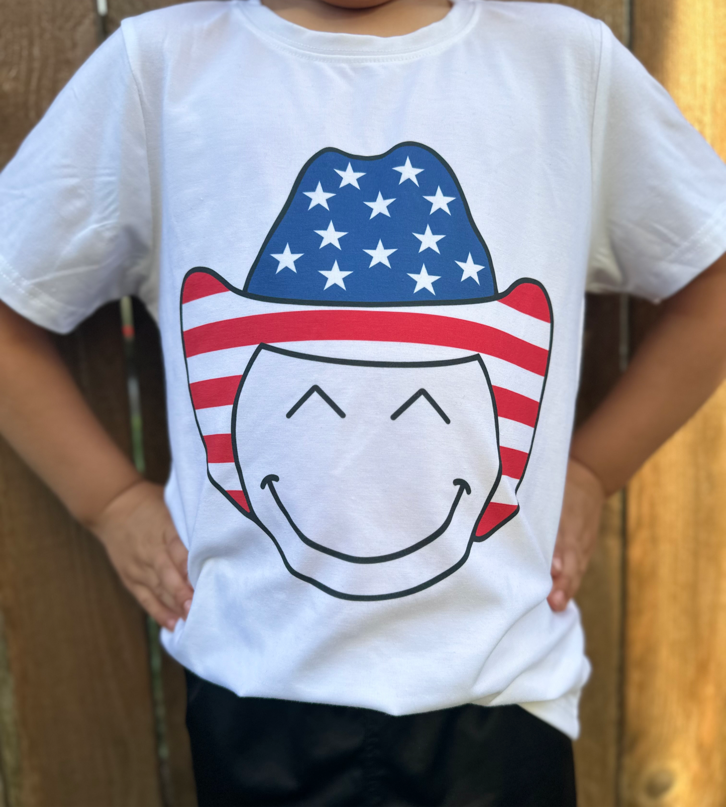 Fourth of July Smiley Cowboy