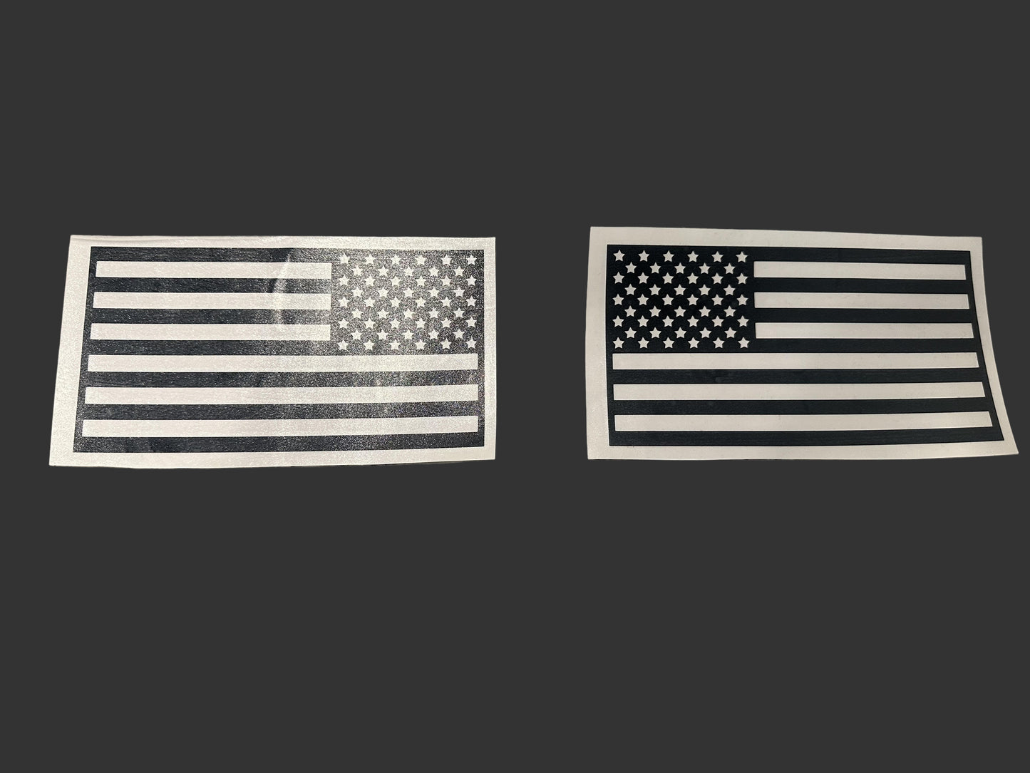 USA Flag Die-Cut Decal Set of 2