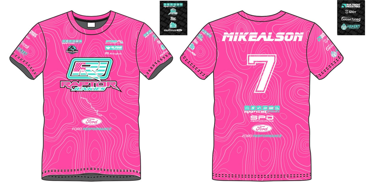 RAPTOR JUNKIES PARTNER APPRECIATION DRIVER JERSEY V1.3