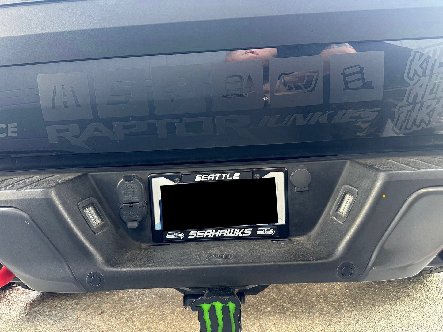 Raptor Junkies Tailgate Modes Logo Die Cut