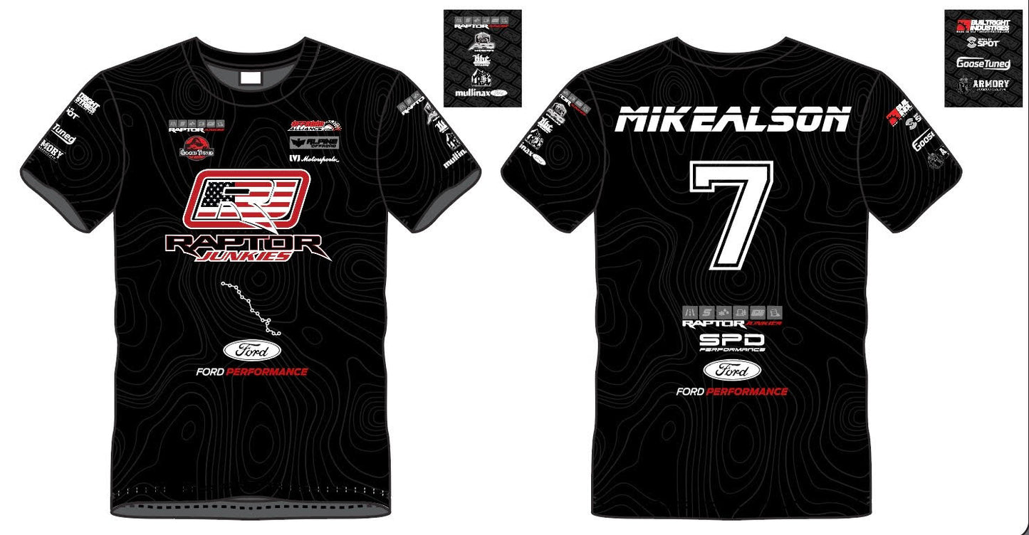 RAPTOR JUNKIES PARTNER APPRECIATION DRIVER JERSEY V1.3