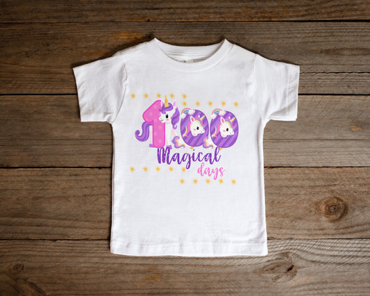 Unicorn 100 Days T-Shirt