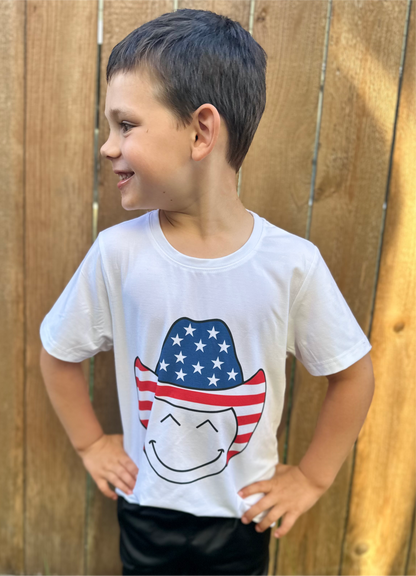 Fourth of July Smiley Cowboy