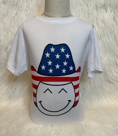 Fourth of July Smiley Cowboy