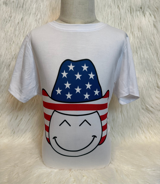 Fourth of July Smiley Cowboy