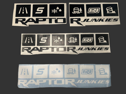 Raptor Junkies Tailgate Modes Logo Die Cut