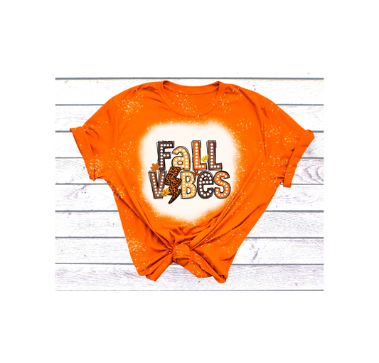 Fall Vibes Lightning Bolt T-shirt